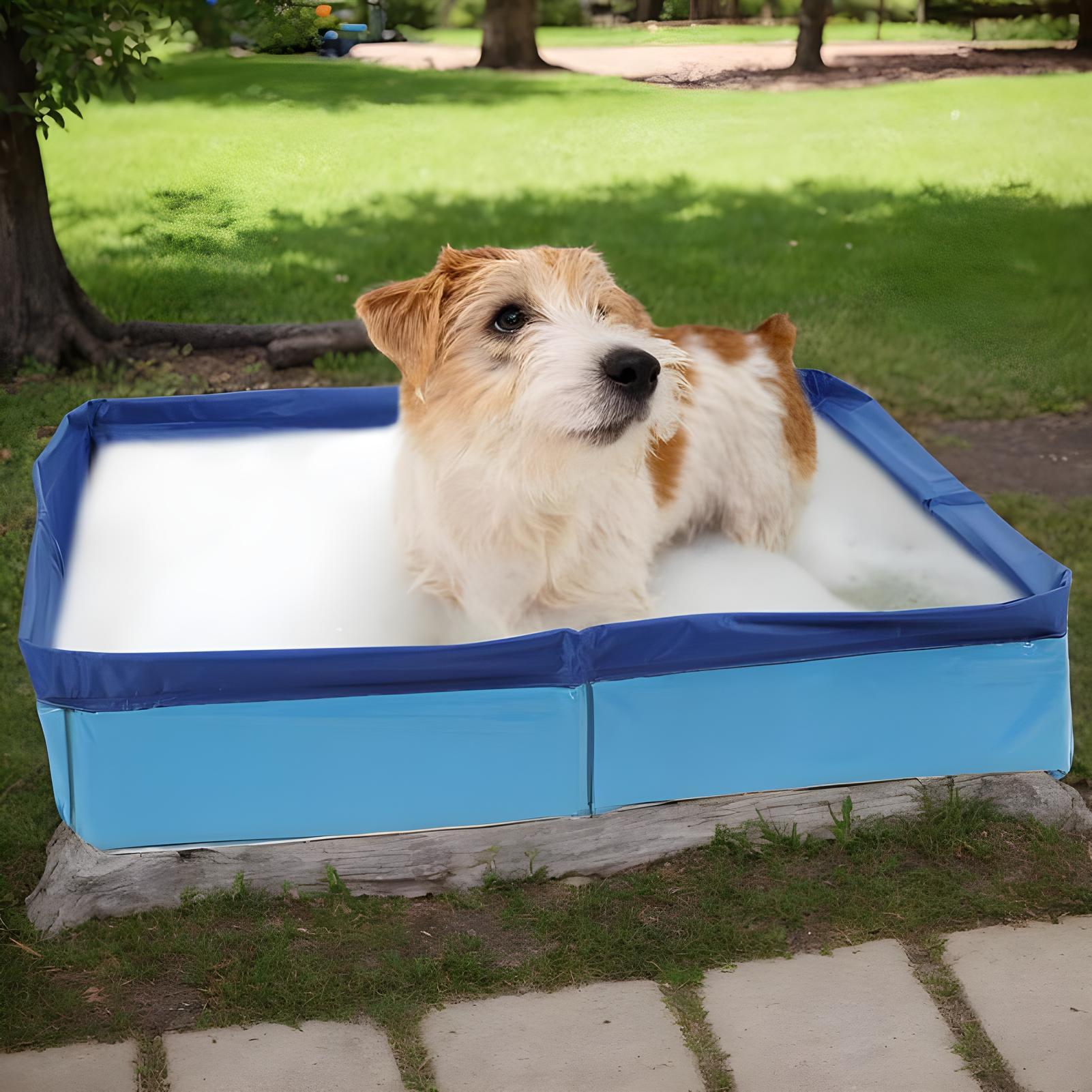 Pet Bath Pool PVC Foldable Wad - Kids Toys Deals ulasan dan harga
