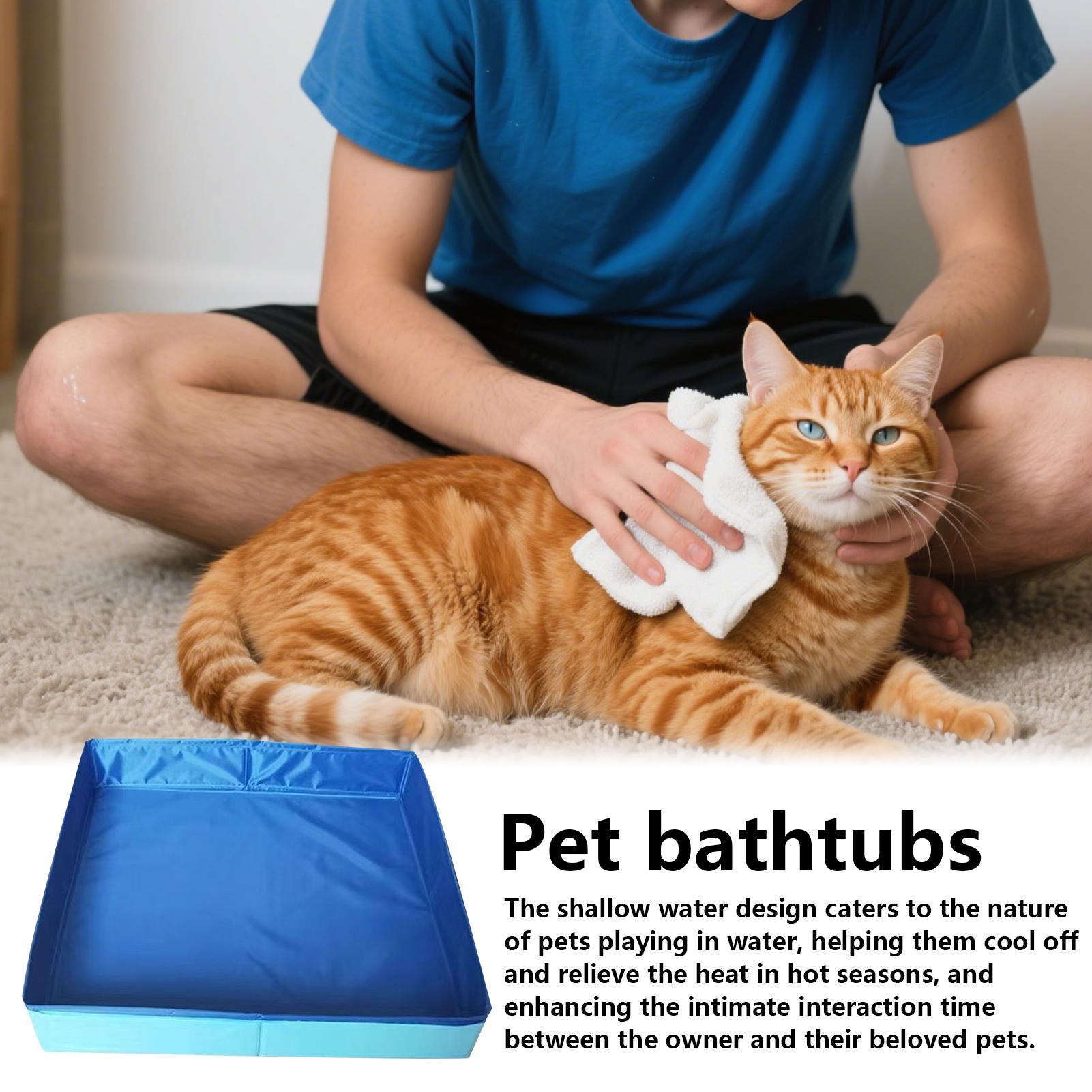 Pet Bath Pool PVC Foldable Wad - Kids Toys Deals ulasan dan harga