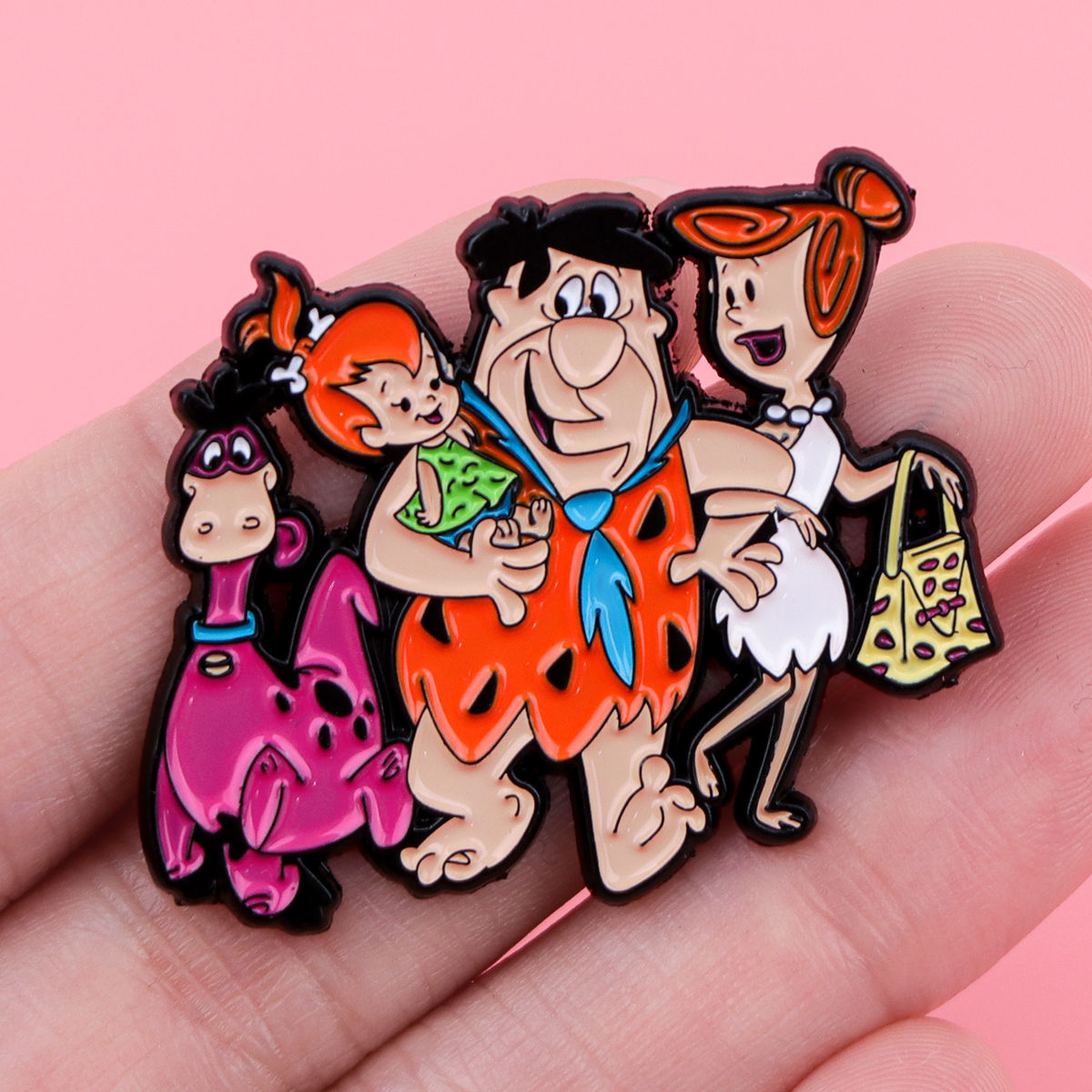 Cartoon Dinosaur Enamel Pin Ba - Kids Toys Dinosaur ulasan dan harga
