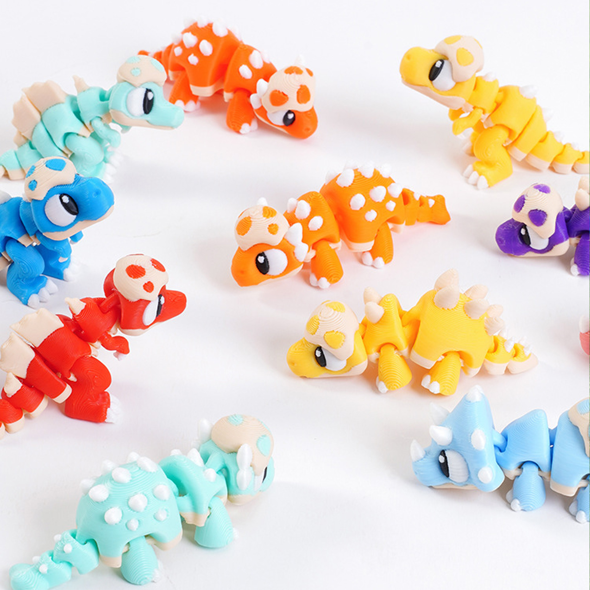 Set 3D Printed Mini Dinosaur T - Kids Toys Dinosaur ulasan dan harga