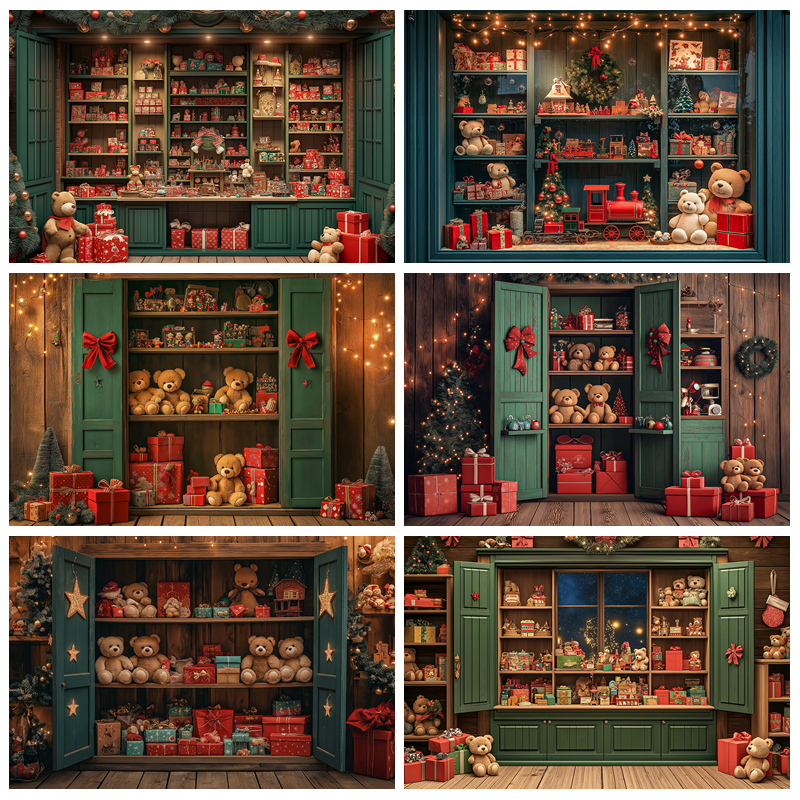 Christmas Toy Shop Photography - Toys Background For Kids ulasan dan harga