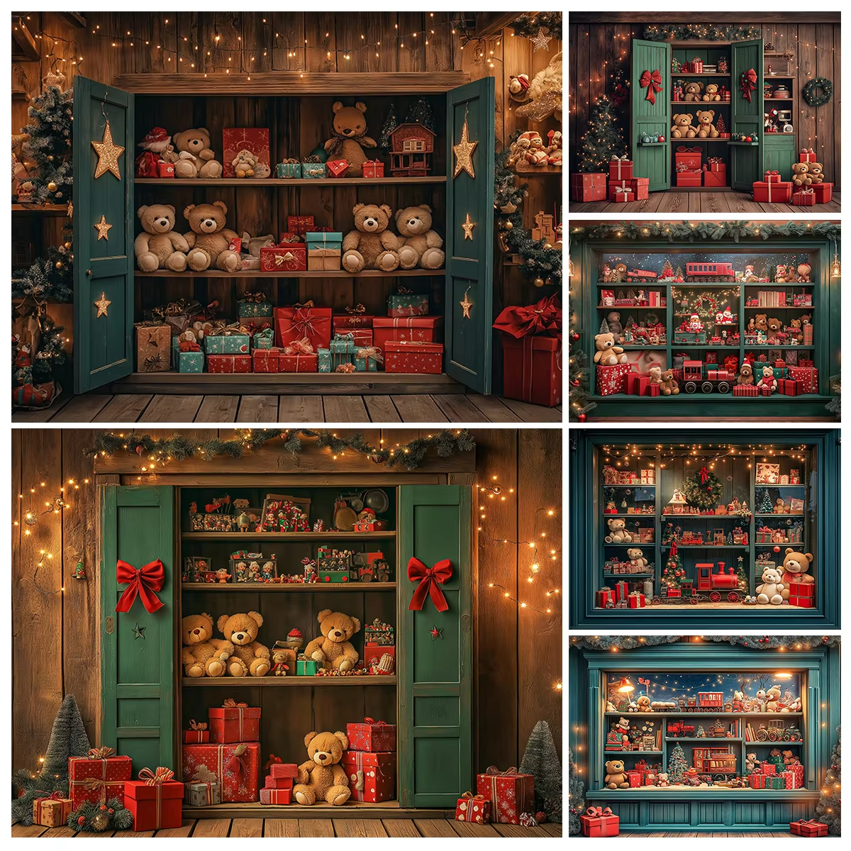Christmas Toy Shop Photography - Toys Background For Kids ulasan dan harga