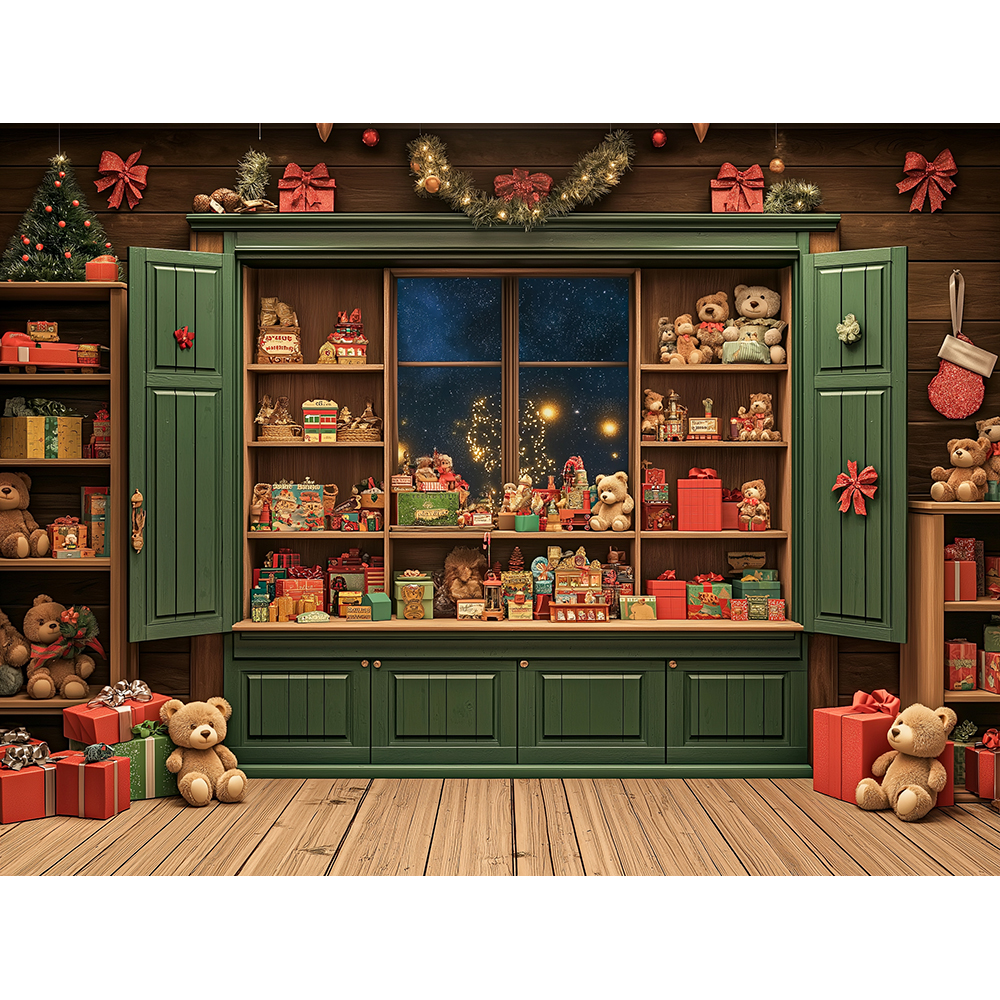 Christmas Toy Shop Photography - Toys Background For Kids ulasan dan harga