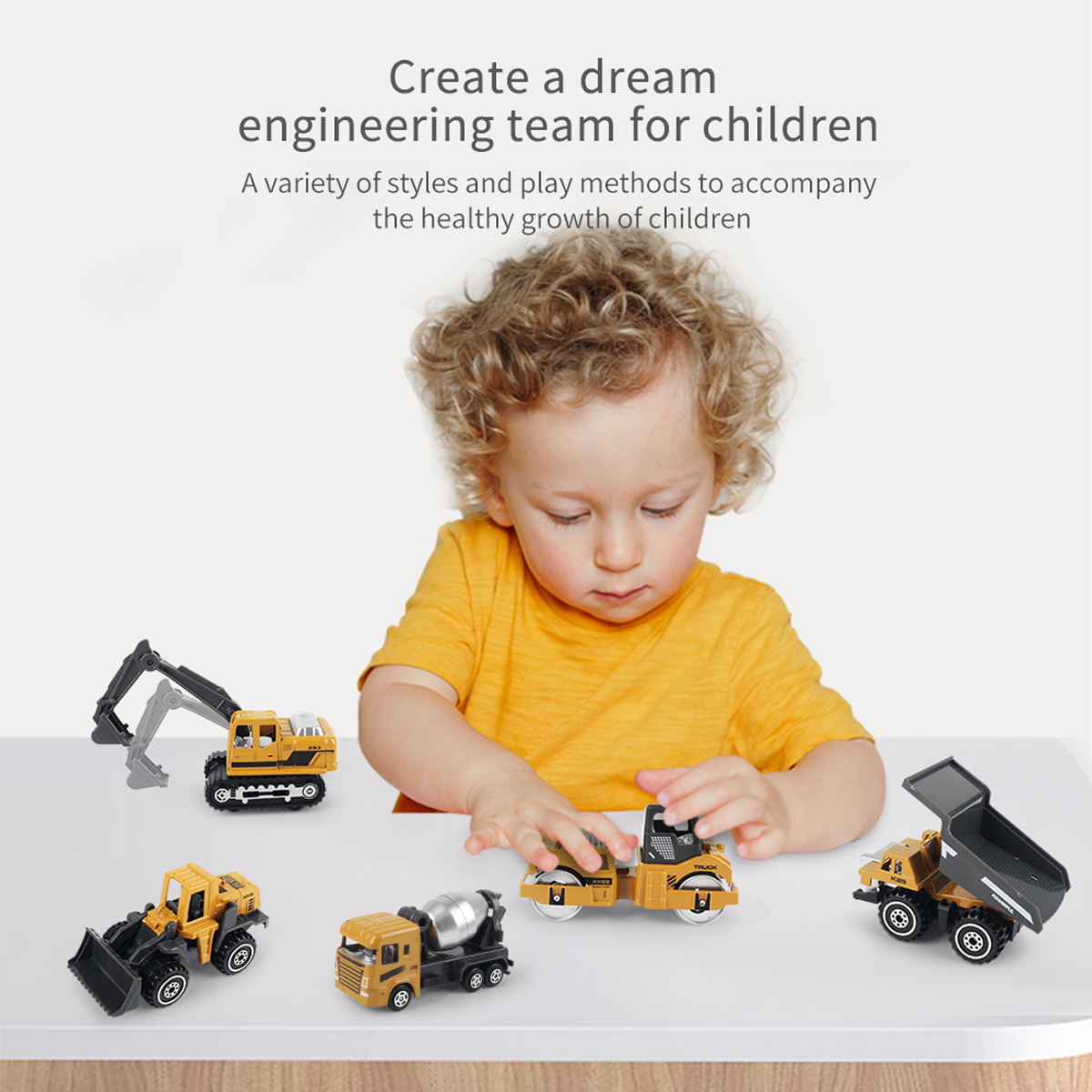 6pcs/set Alloy Engineering Tru - Kids Toys Jcb ulasan dan harga