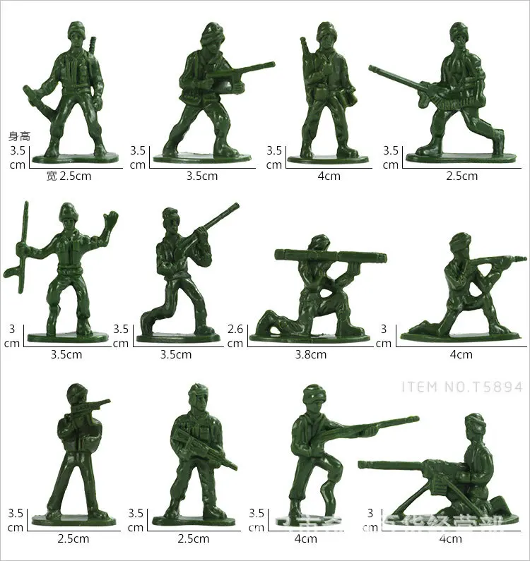 100pcs/lot Hot Bag Soldier Toy - Kids Toys Deals ulasan dan harga