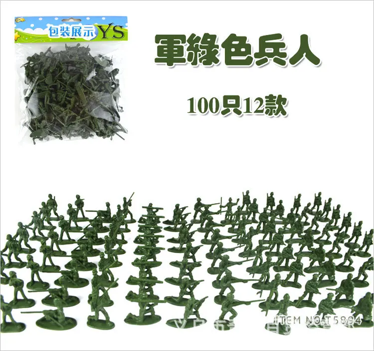 100pcs/lot Hot Bag Soldier Toy - Kids Toys Deals ulasan dan harga