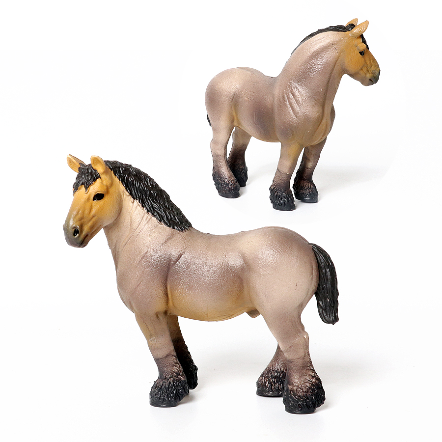 Realistic Horse Model Clydesda - Kids Toys Horse ulasan dan harga