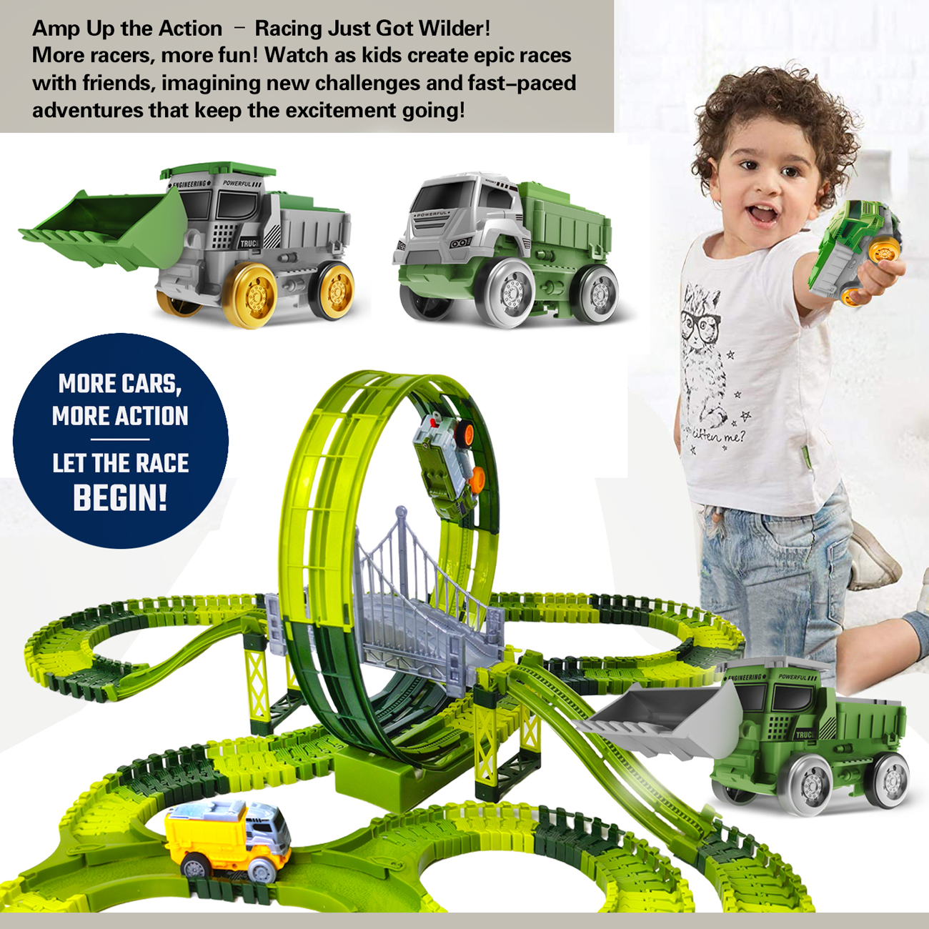 Dinosaur toy race track featur - Kids Toys Dinosaur ulasan dan harga