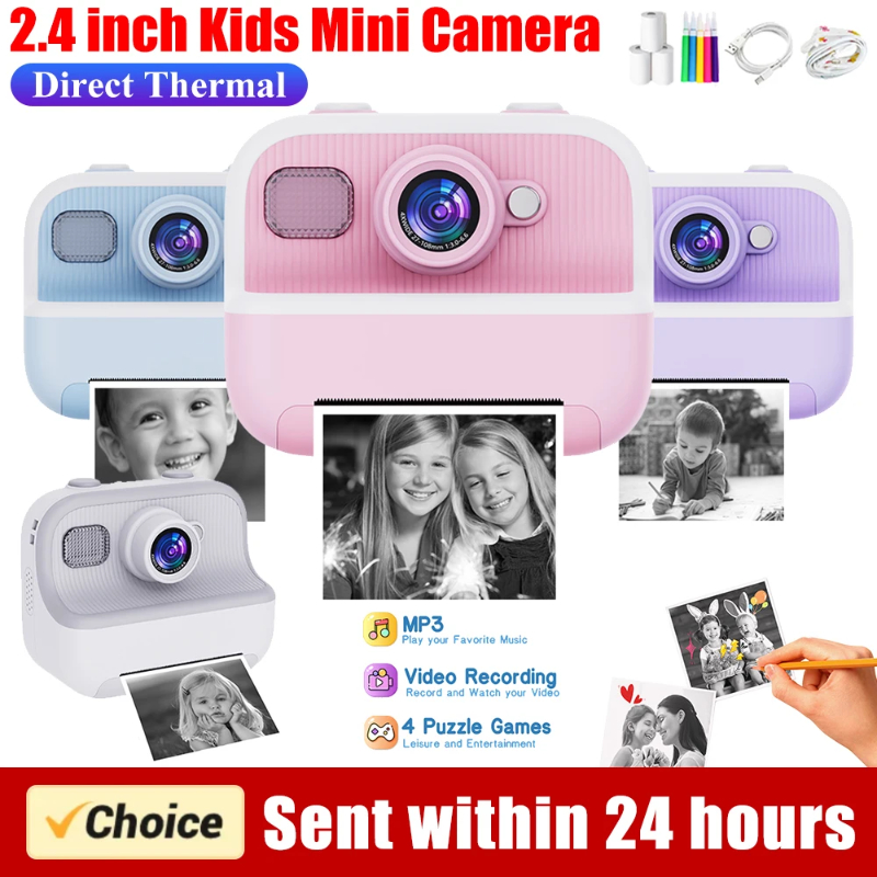 Kids Mini Instant Print Camera - Toys For Kids Video ulasan dan harga