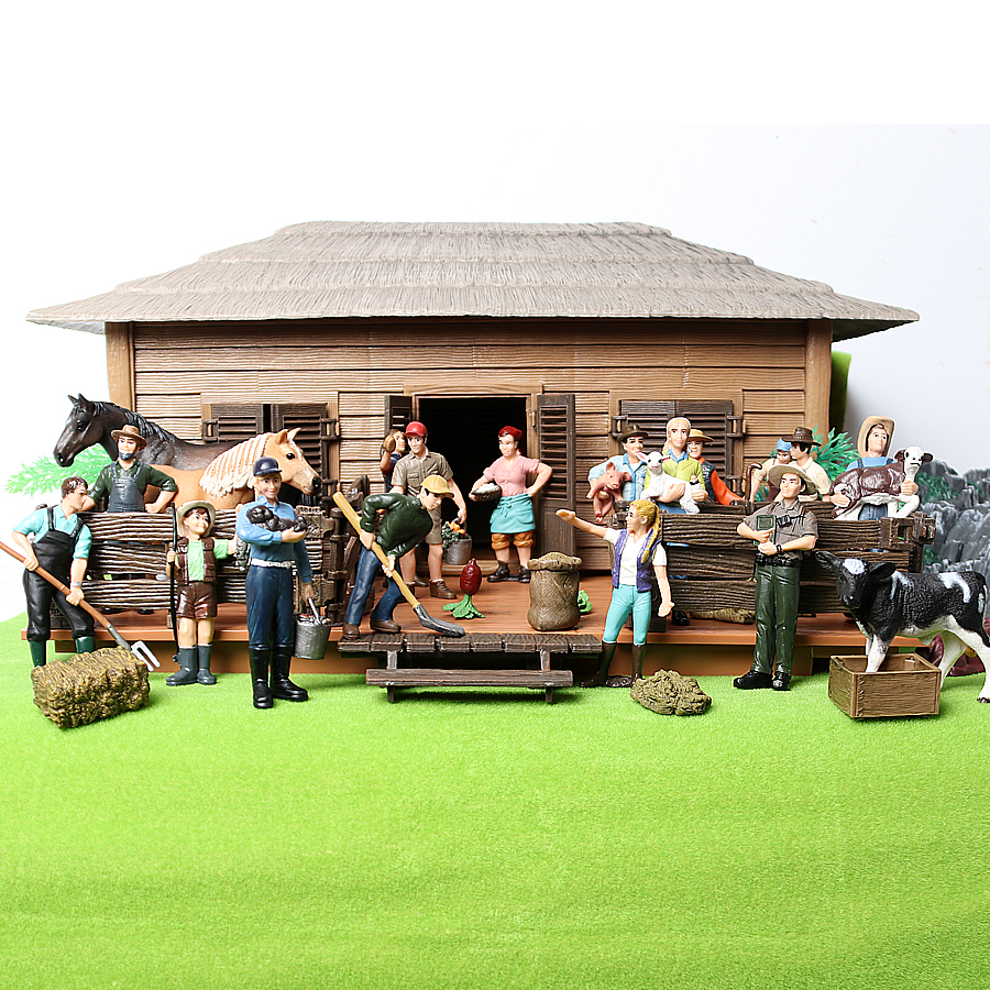 17PCS Assorted Simulation Farm - Kids Toys Under $20 ulasan dan harga