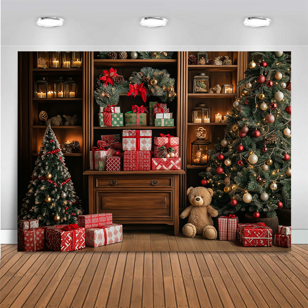Christmas Windows Toy Bear Pho - Toys Background For Kids ulasan dan harga