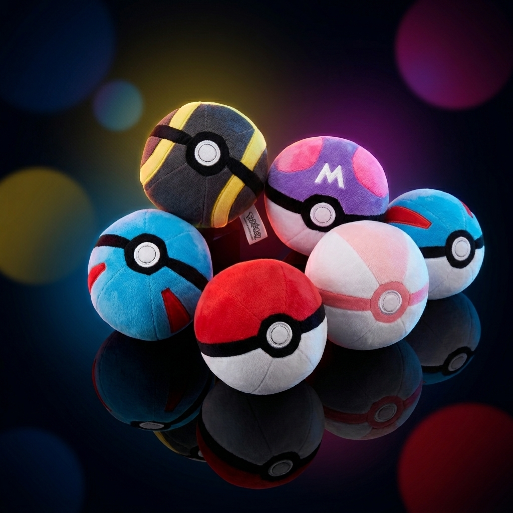 Pokeball Plush Toy 5 Inch 12cm - Kids Toys Set ulasan dan harga