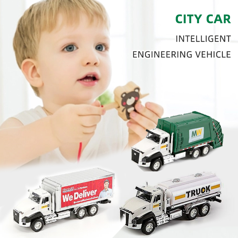 3 Pack of Diecast Sanitation V - Kids Toys Vehicle ulasan dan harga