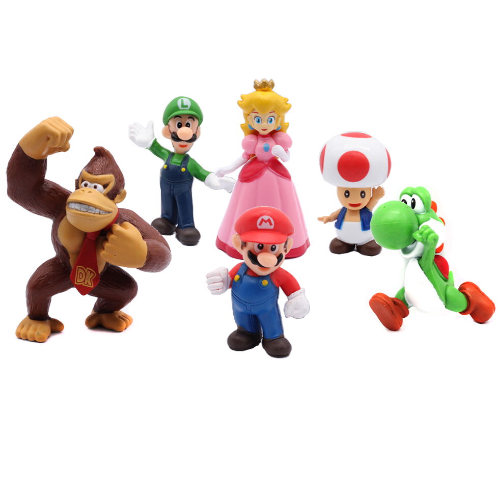 # 6pcs/set Super Mario Bros PV - Kids Toys Set ulasan dan harga