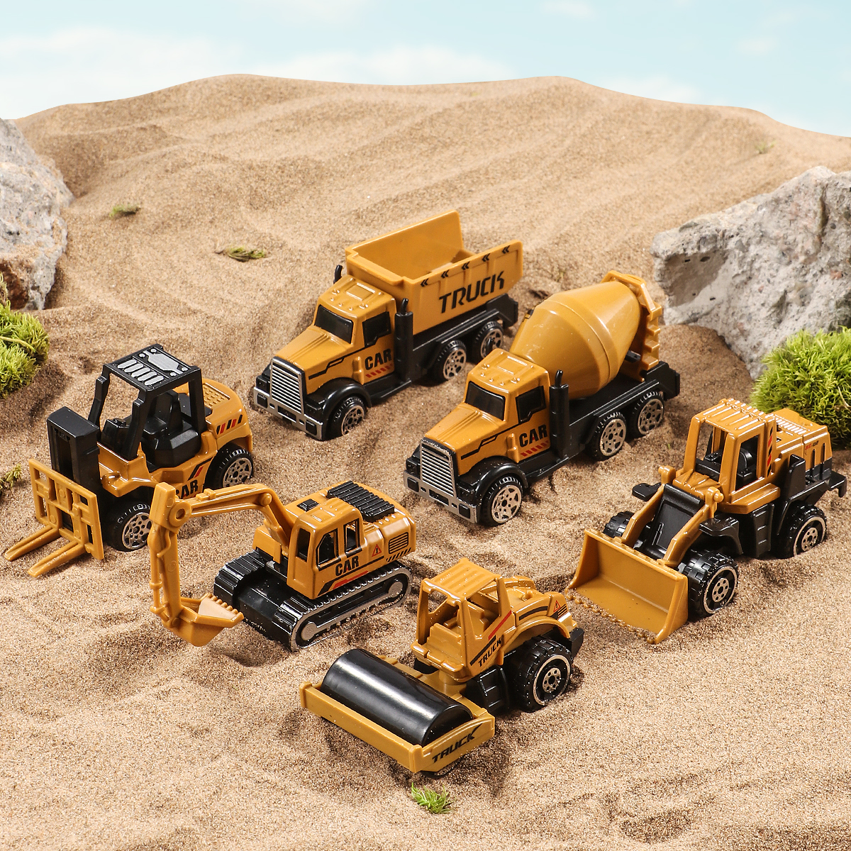 6pcs/set Toys for Boys Alloy E - Kids Toys Jcb ulasan dan harga
