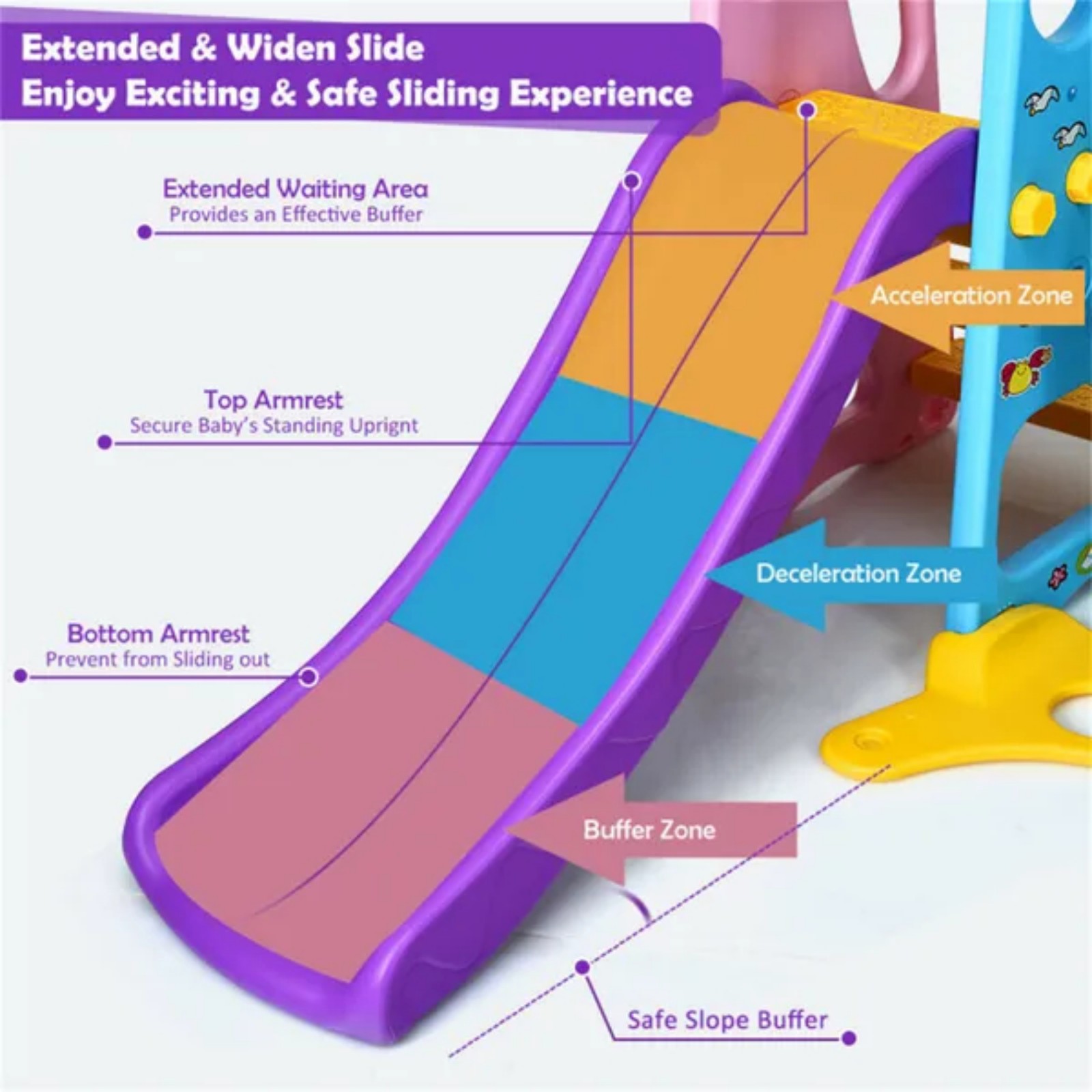 6-in-1 Kids Portable Slide Roc - Kids Toys Horse ulasan dan harga